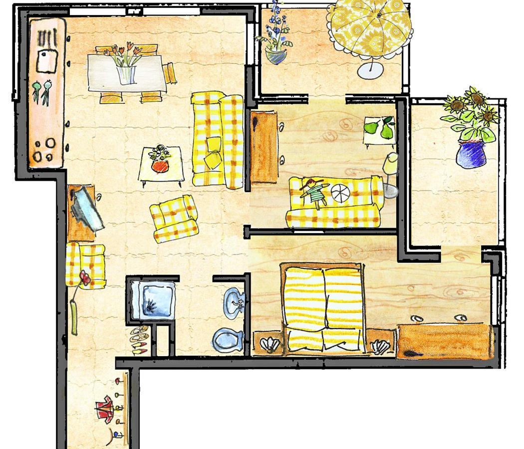 "Villa Laetitia" - Wg 15 - Zentral, Strandnah, 2 Balkone Binz Exterior foto